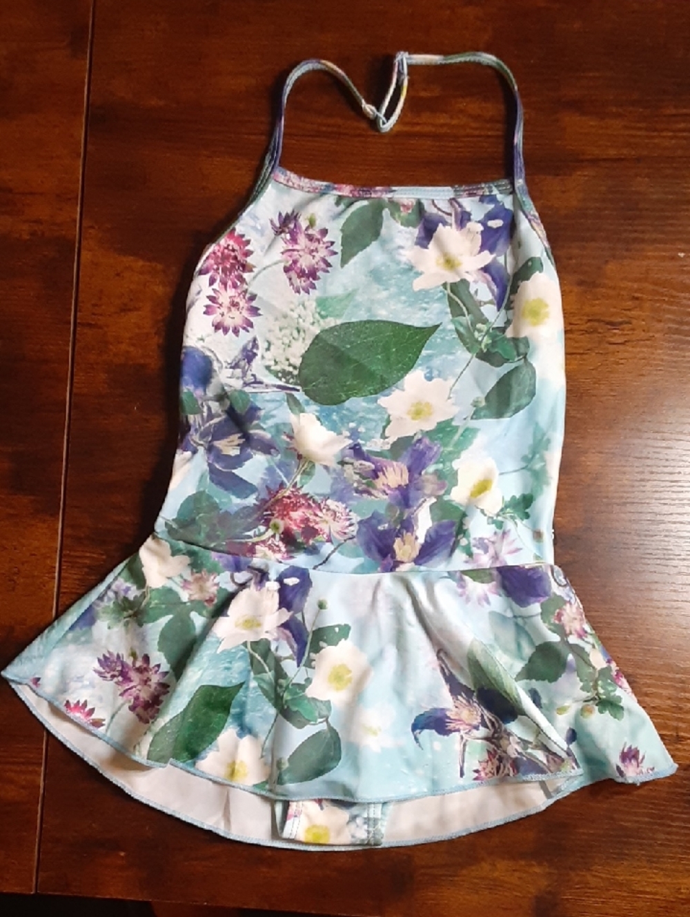 Molo Noelle Aqua Flowers Swimsuit (5 year)